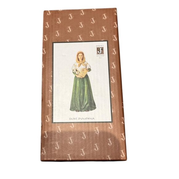 Joseph's Studio Roman Inc. St. Dymphna Figurine Statue 5.5" Tall Gift Prayerful - Picture 1 of 13